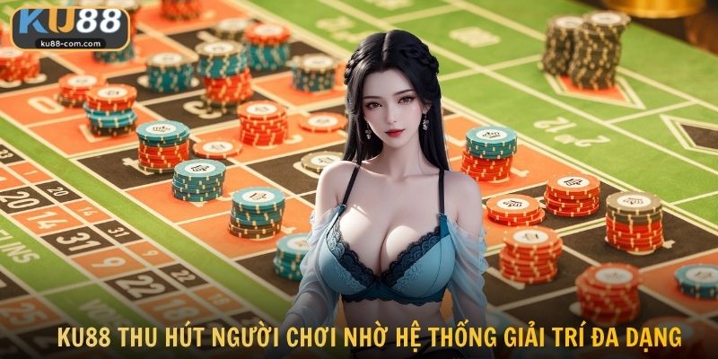 KU88 thu hút người chơi nhờ hệ thống giải trí đa dạng